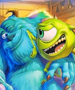 Monster Inc Paint By Numbers