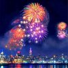 New York Fireworks Paint By Numbers