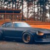 Black Nissan Fairlady Paint By Numbers