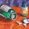 Pill Bottle Paint By Number