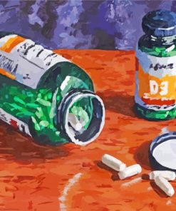 Pill Bottle Paint By Number