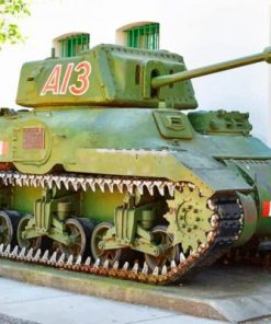 Military Ram Tank Paint by numbers