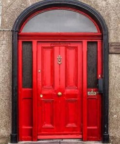 Red Door Paint By Number