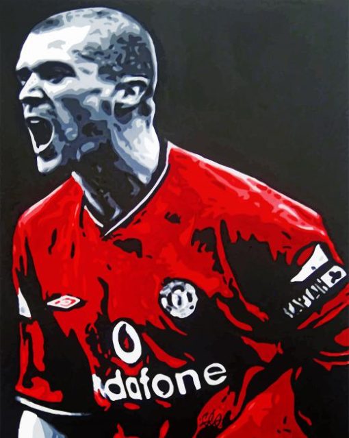 Roy Keane Manchester United Paint By Number