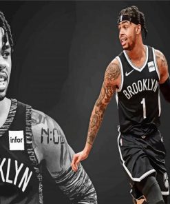 Russel Dark Brooklyn Nets Paint By Numbers