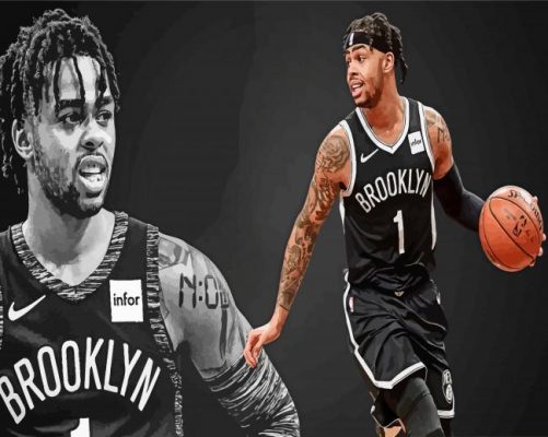 Russel Dark Brooklyn Nets Paint By Numbers