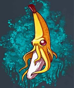 Scary Banana Octopus Paint By Number