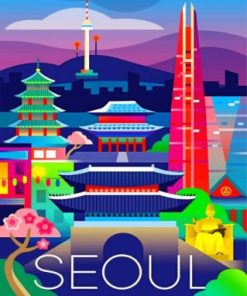 Seoul Asia Paint By Number