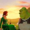 Shrek And Princess Fiona Paint By Numbers