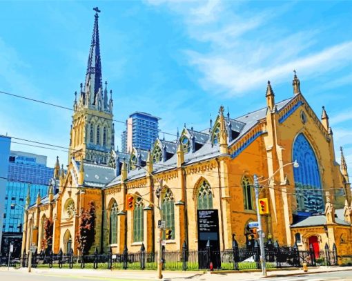 St Michaels Cathedral Basilica Toronto Paint By Numbers