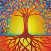 Sunset Tree Of Life Paint By Number