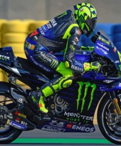 Valentino Rossi Le Mans Paint by numbers