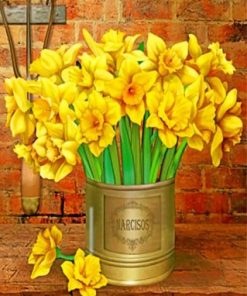 Wild Daffodil paint by numbers