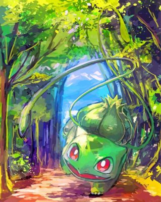 Bulbasaur Art Paint By Numbers