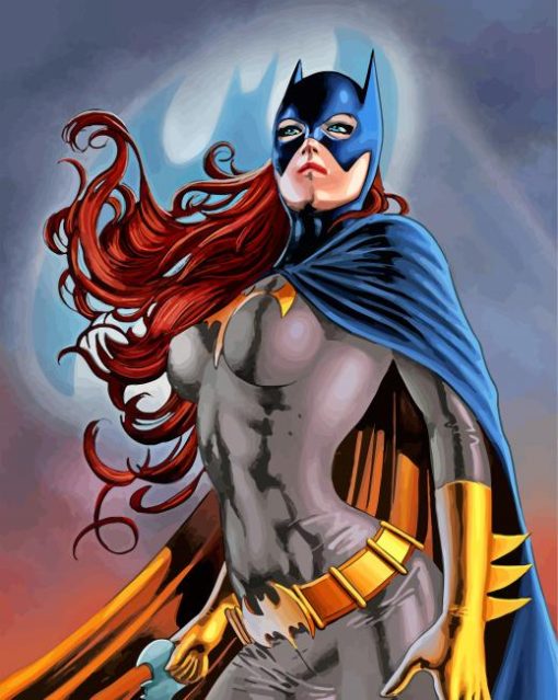 Batgirl Marvel Paint by number