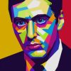 Michael Corleone Pop Art paint by numbers