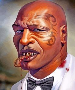 Mike Tyson Paint By Numbers