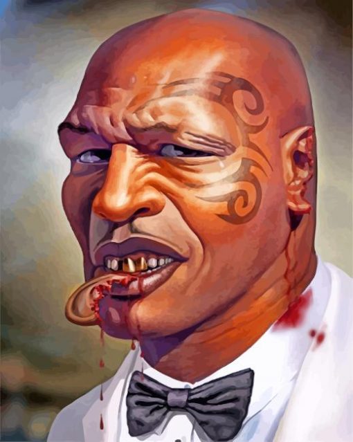 Mike Tyson Paint By Numbers