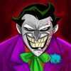 Animated Joker Art Paint by number