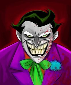 Animated Joker Art Paint by number