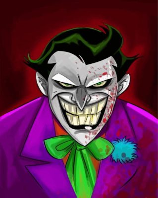 Animated Joker Art Paint by number