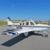 Beechcraft Bonanza paint by number