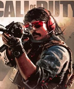 Call Of Duty Dr Disrespect Paint by number