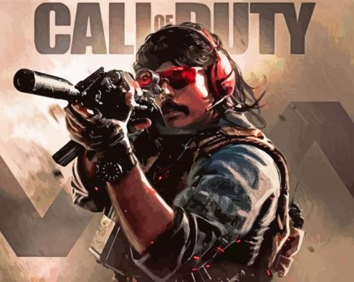 Call Of Duty Dr Disrespect Paint by number