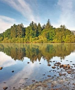 Derwentwater England paint by number