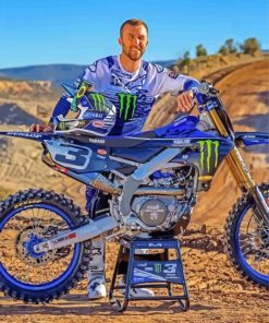 Eli Tomac Supercross paint by number