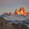 Fitz Roy Patagonia Mountain paint by number