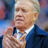 Former Footballer John Elway paint by number