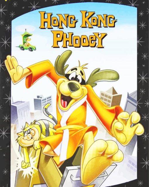 Hong Kong Phooey Poster paint by number