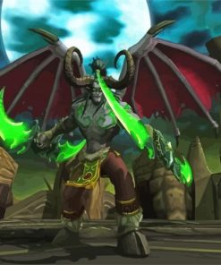 Illidan Stormrage Character Paint by number