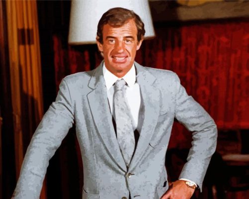 Jean Paul Belmondo paint by number