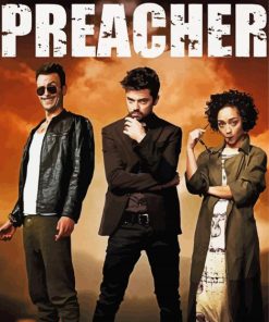 Preacher Drama Serie Poster paint by number