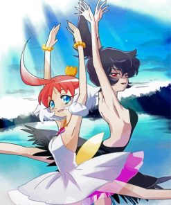 Princess Tutu With Princess Kraehe paint by number