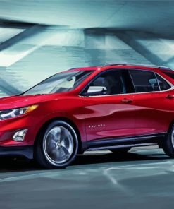 Red Chevrolet Equinox Paint by number