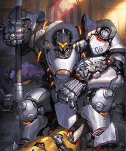 Reinhardt Overwatch paint by number