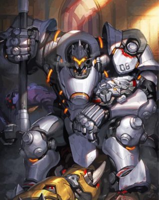 Reinhardt Overwatch paint by number