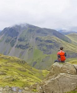 Scafell Pike England Paint by number