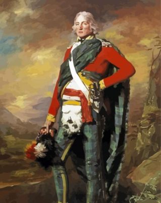 Sir John Sinclair Raeburn paint by number