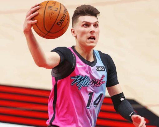 The Basketball Player Tyler Herro Paint by number