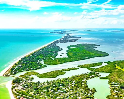 The Captiva Island Paint by number