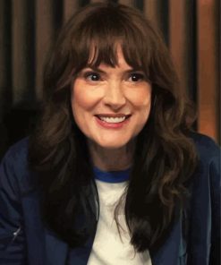 Winona Ryder Joyce Byers paint by number