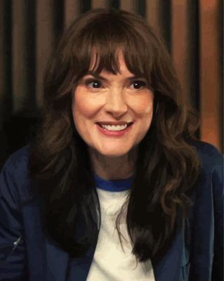 Winona Ryder Joyce Byers paint by number