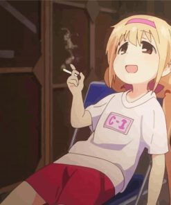 Anzu Futaba Smoking paint by number