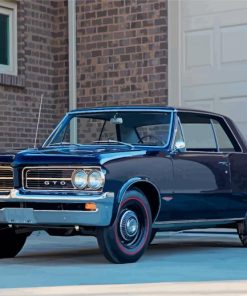 Blue 1964 GTO paint by number