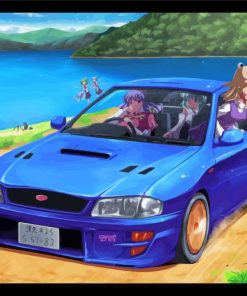 Cool Anime Car paint by number