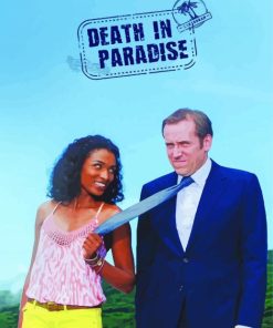 Death In Paradise Poster paint by number